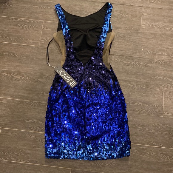 Jovani Dresses Nwt Jovani Short Blue Ombr Hoco Dress Size 0 Poshmark